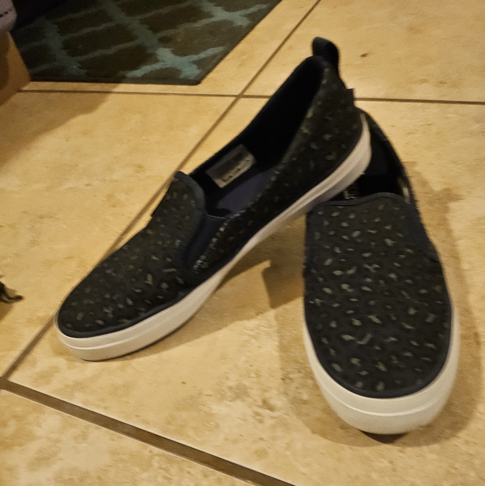 Cheetah print Sperry's canvas shoes